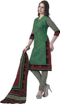 58% OFF on Salwar Studio Cotton Printed Salwar Suit Dupatta Material Unstitched