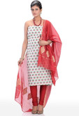 Chhabra 555 Chanderi Printed Salwar Material Unstitched