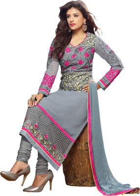 48% OFF on Fabfiza Georgette Embroidered Semi-stitched Salwar Suit Dupatta Material Unstitched 48% OFF on Fabfiza Georgette Embroidered Semi-stitched Salwar Suit Dupatta Material Unstitched