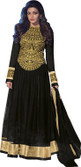 58% OFF on Fabfiza Georgette Embroidered Semi-stitched Salwar Suit Dupatta Material Unstitched