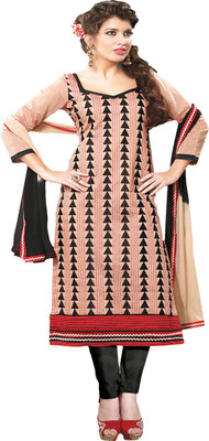 55% OFF on Manjaree Cotton Printed Salwar Suit Dupatta Material Unstitched