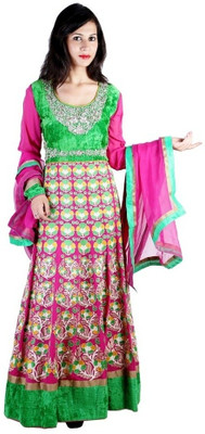 55% OFF on Sabrang Georgette Solid Semi-stitched Salwar Suit Dupatta Material Unstitched 55% OFF on Sabrang Georgette Solid Semi-stitched Salwar Suit Dupatta Material Unstitched
