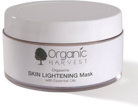 Organic Harvest Skin Lightening Mask With Essential Oils - 100 Ml