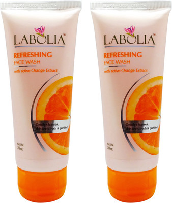 2% OFF on Labolia Refreshing Face Wash with active Orange Extract - 2 Nos. - 2 X 70 ML 140 ml 2% OFF on Labolia Refreshing Face Wash with active Orange Extract - 2 Nos. - 2 X 70 ML 140 ml