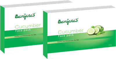 15% OFF on Banjaras Face Pack Cucumber 20g X 5 Set Of 2 Pack 200 g 15% OFF on Banjaras Face Pack Cucumber 20g X 5 Set Of 2 Pack 200 g
