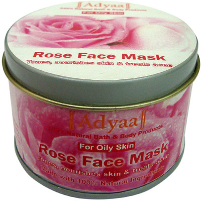 Adyaa Naturals Rose Face Mask 50 g Adyaa Naturals Rose Face Mask 50 g