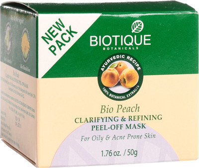 5% OFF on Biotique Bio Peach Clarifying & Refining Peel-off Mask 50 g 5% OFF on Biotique Bio Peach Clarifying & Refining Peel-off Mask 50 g
