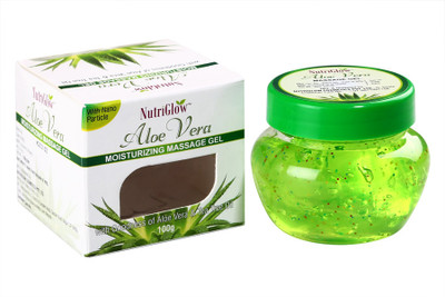 6% OFF on NutriGlow Aloe Vera Moisturising Massage Gel with Tea Tree Oil
