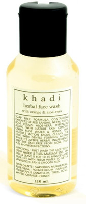 Khadi Orange & Aloe Vera Face Wash Khadi Orange & Aloe Vera Face Wash