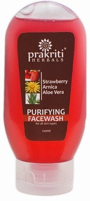 17% OFF on Prakriti Herbals Purifying Strawberry Arnica Aloevera Facewash Face Wash 17% OFF on Prakriti Herbals Purifying Strawberry Arnica Aloevera Facewash Face Wash