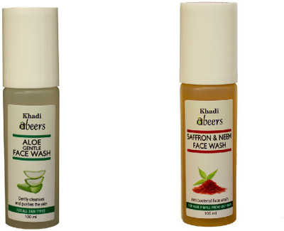Abeers Khadi Aloe and Saffron Neem Face Wash Abeers Khadi Aloe and Saffron Neem Face Wash