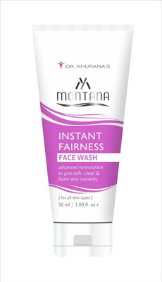 Montana Quick Home Facial Face Wash 50 ml By Dr. Khurana's Face Wash Montana Quick Home Facial Face Wash 50 ml By Dr. Khurana's Face Wash