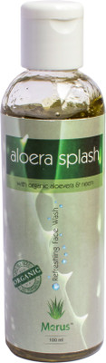 7% OFF on Merus Aloera Splash-Refreshing with Organic Aloevera & Neem Face Wash 7% OFF on Merus Aloera Splash-Refreshing with Organic Aloevera & Neem Face Wash