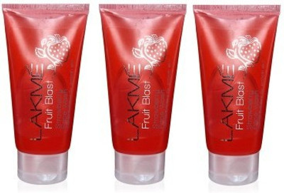 Lakme Fruit Blast Face Wash Strawberry (Pack Of 3) Face Wash (300 G)