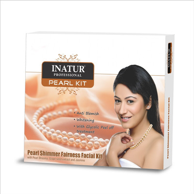 Inatur Herbals Pearl Shimmer Fairness Facal Kit 210 g Inatur Herbals Pearl Shimmer Fairness Facal Kit 210 g