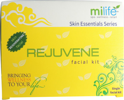25% OFF on Milife Rejuvene Skin Rejuvenating Single Facial Kit 20 gms 25% OFF on Milife Rejuvene Skin Rejuvenating Single Facial Kit 20 gms