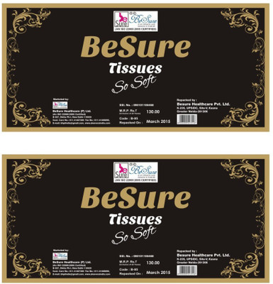 42% OFF on Besureindia Face Tissue Pack Pack of 2 42% OFF on Besureindia Face Tissue Pack Pack of 2