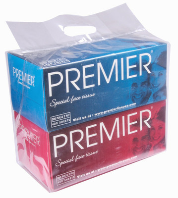 Premier Facial Tissue - 200 Pulls 2 in 1 Pack Pack of 200 Premier Facial Tissue - 200 Pulls 2 in 1 Pack Pack of 200
