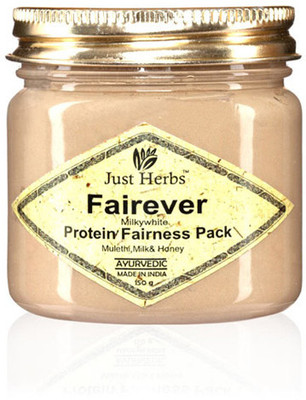 Just Herbs Fairever Milky White Protein Fairness Pack 150 g Just Herbs Fairever Milky White Protein Fairness Pack 150 g