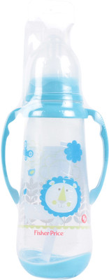 Fisher-Price 8 Oz Bottle With Hood/Cap And Handle Silicon Teat - Plastic Material