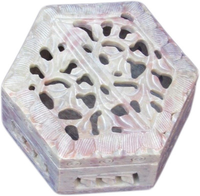 43% OFF on Artist Haat Hand Carved Natural Soapstone Hexagonal Jewellery Vanity Box Beige 43% OFF on Artist Haat Hand Carved Natural Soapstone Hexagonal Jewellery Vanity Box Beige