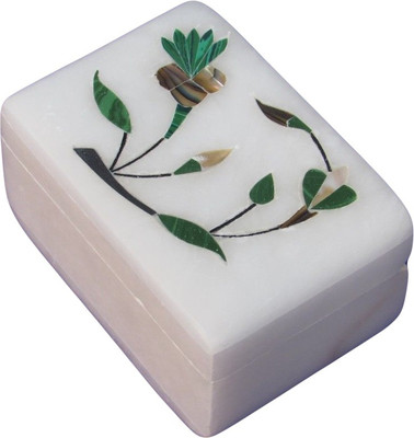 31% OFF on Artist Haat Handcrafted Marble Ring With Inlay Grill Work Jewellery Vanity Box White 31% OFF on Artist Haat Handcrafted Marble Ring With Inlay Grill Work Jewellery Vanity Box White