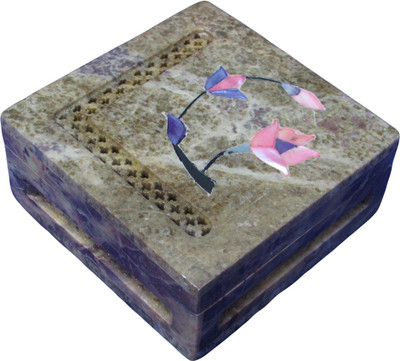 41% OFF on Artist Haat Handcrafted Saopstone With Floral Inlaid Jewellery Vanity Box Beige 41% OFF on Artist Haat Handcrafted Saopstone With Floral Inlaid Jewellery Vanity Box Beige