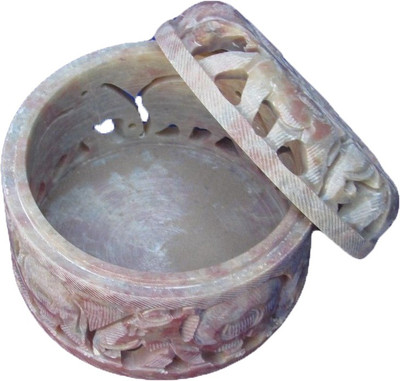 50% OFF on Artist Haat Handcrafted Marble Jewellery Vanity Box Beige 50% OFF on Artist Haat Handcrafted Marble Jewellery Vanity Box Beige