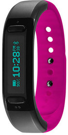 Soleus Go Activity Tracker Fitness Band - Black, Pink, Pack Of 1