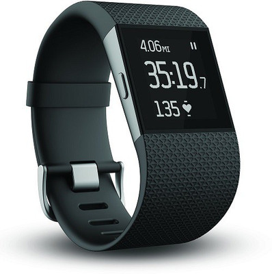 Fitbit Surge Ultimate Fitness Super Watch, Large Fitness Band (Black, Pack Of 1)
