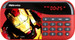 Portronics Plug - Iron Man FM Radio (Red)
