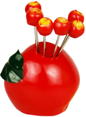 Tjaggies Ceramic Fruit Fork Set Pack of 6 Tjaggies Ceramic Fruit Fork Set Pack of 6