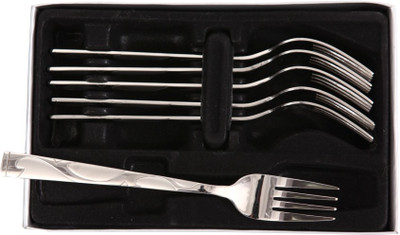 29% OFF on Mullich Berlin Stainless Steel Table Fork Set Pack of 6