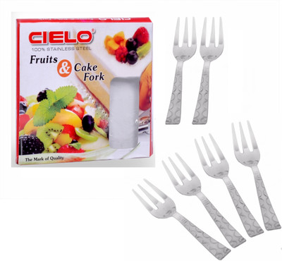 7% OFF on Cielo Vico Stainless Steel Fruit Fork Set Pack of 6 7% OFF on Cielo Vico Stainless Steel Fruit Fork Set Pack of 6