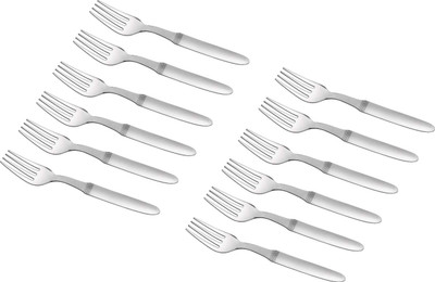 9% OFF on Cielo Stainless Steel Dessert Fork Set Pack of 12 9% OFF on Cielo Stainless Steel Dessert Fork Set Pack of 12