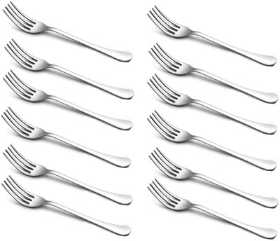 Cielo Stainless Steel Dessert Fork Set Pack of 12 Cielo Stainless Steel Dessert Fork Set Pack of 12