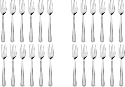 8% OFF on Mosaic Lilly Stainless Steel Dessert Fork Set Pack of 24