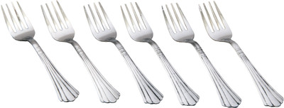 33% OFF on BM Symphony Stainless Steel Dessert Fork Set Pack of 6 33% OFF on BM Symphony Stainless Steel Dessert Fork Set Pack of 6