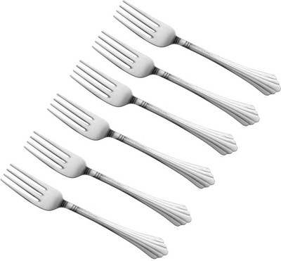 Cielo Stainless Steel Dessert Fork Set Pack of 6 Cielo Stainless Steel Dessert Fork Set Pack of 6