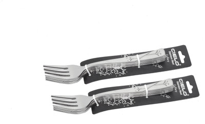 14% OFF on Cielo Stainless Steel Dessert Fork Set Pack of 12 14% OFF on Cielo Stainless Steel Dessert Fork Set Pack of 12