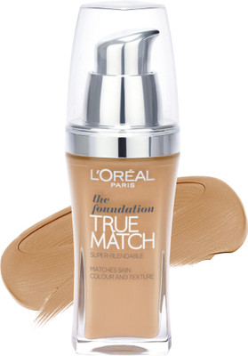 9% OFF on Loreal Paris True Match Super Blendable Makeup Foundation - 30 ml Golden Beige - W3 9% OFF on Loreal Paris True Match Super Blendable Makeup Foundation - 30 ml Golden Beige - W3