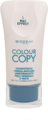 Deborah Colour Copy Foundation Oily to Combination Skin Foundation Shade - 5 Deborah Colour Copy Foundation Oily to Combination Skin Foundation Shade - 5