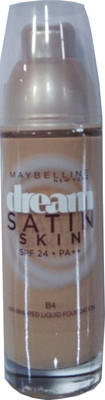 Maybeline New York Dream Satin SkinFoundation B4 Foundation (Nude Beige)