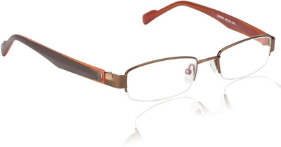 65% OFF on Glitters Half Rim Rectangle Frame