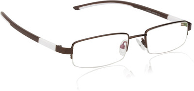 65% OFF on Glitters Half Rim Rectangle Frame