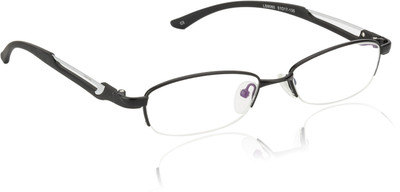 65% OFF on Glitters Half Rim Rectangle Frame
