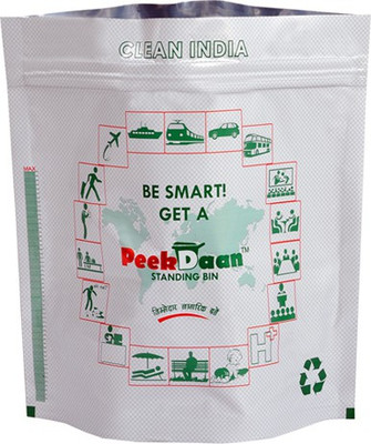 Peekdaan Multi Purpose / Spitting / Travel / Standing Bin Medium 500 ML L Garbage Bag
