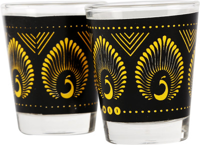 Mad(e) In India Peacock Shot Glasses TAHGSG000026 Mad(e) In India Peacock Shot Glasses TAHGSG000026