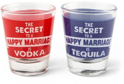 Happily Unmarried Secret Of Happy Marriage Shot Glass