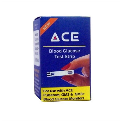 25% OFF on Ace Blood Glucose Test Strips Pack of 50 Glucometer 25% OFF on Ace Blood Glucose Test Strips Pack of 50 Glucometer